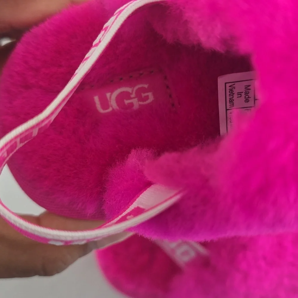 UGG Fluff Yeah Clog-  Toddler Girl's Pink Sz 6